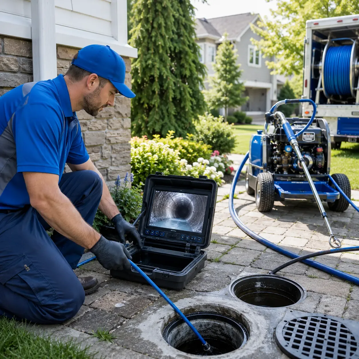 Outdoor drain cleaning professionals serving Deford, MI