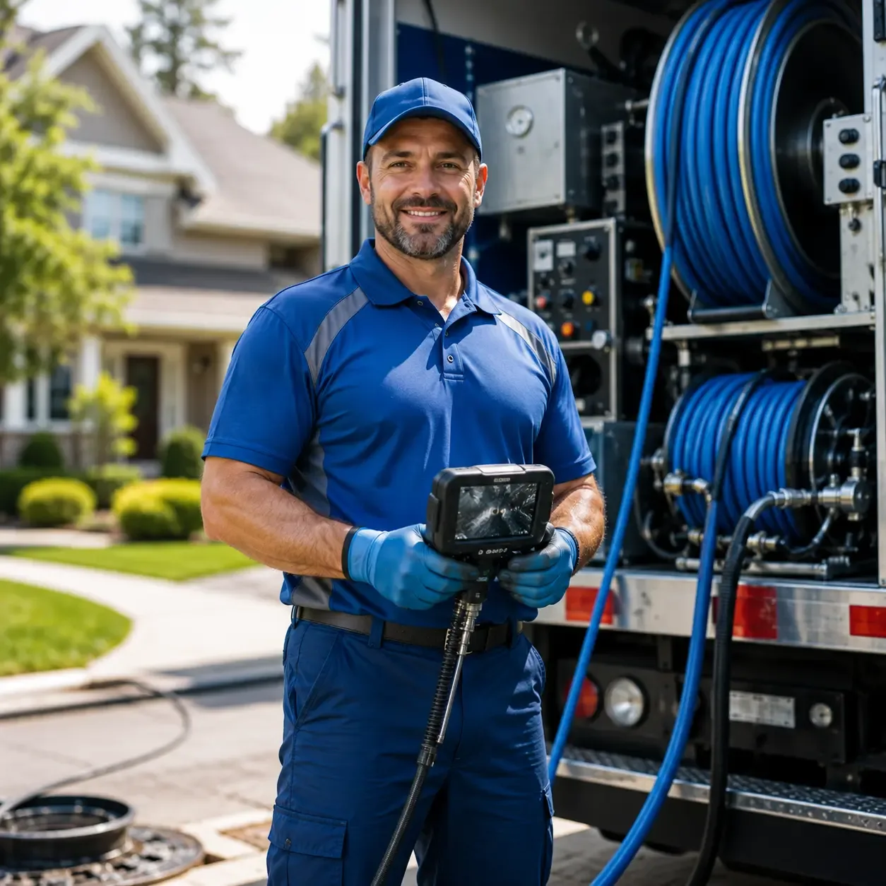 Local outdoor drain cleaning specialists in Deford, MI